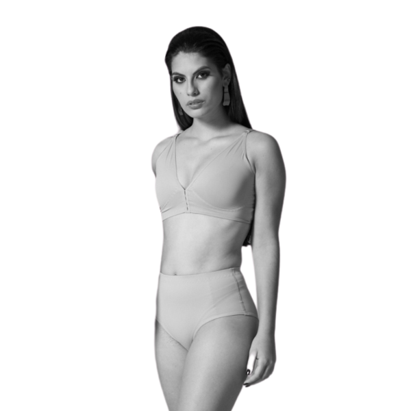 Sutiã Anatômico Alça Fina Regulável com Decote e Abertura Traseira