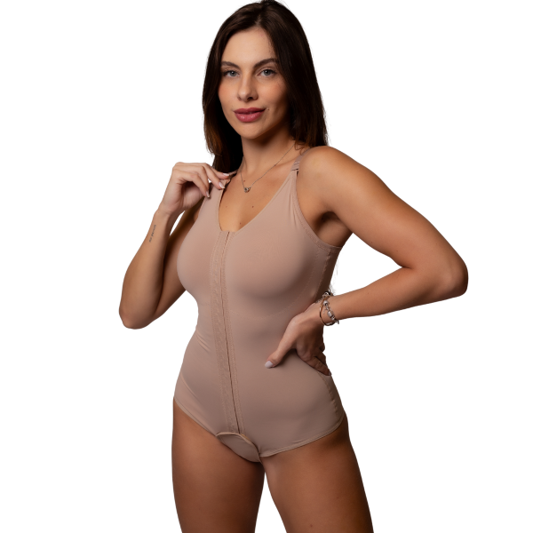 Body Modelador com alças finas reguláveis